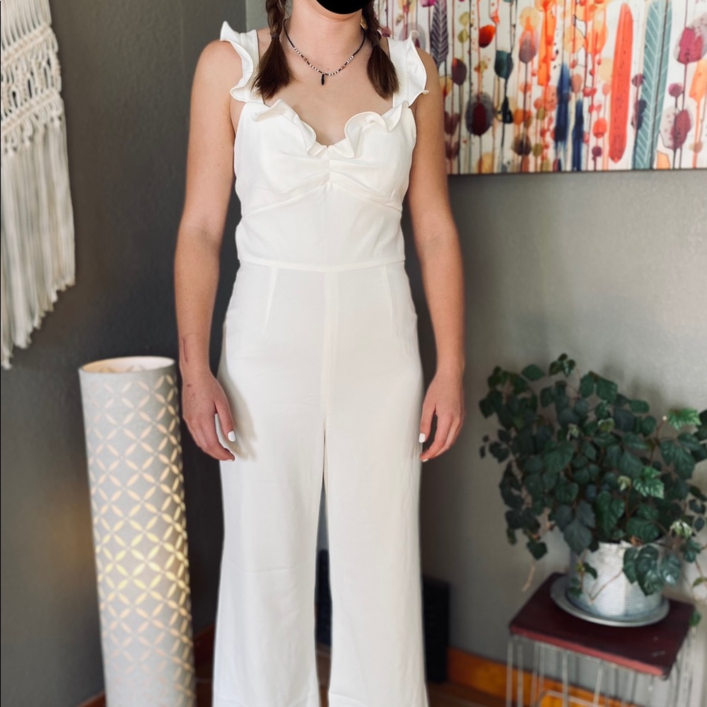 Monique Lhuillier BHLBN Ava Jumpsuit - Picture 2 of 7